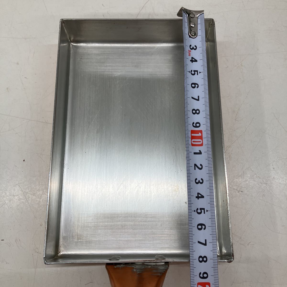 □51020-11 江戸葛飾 てし河原 銅製玉子焼器 卵焼きフライパン 銅製