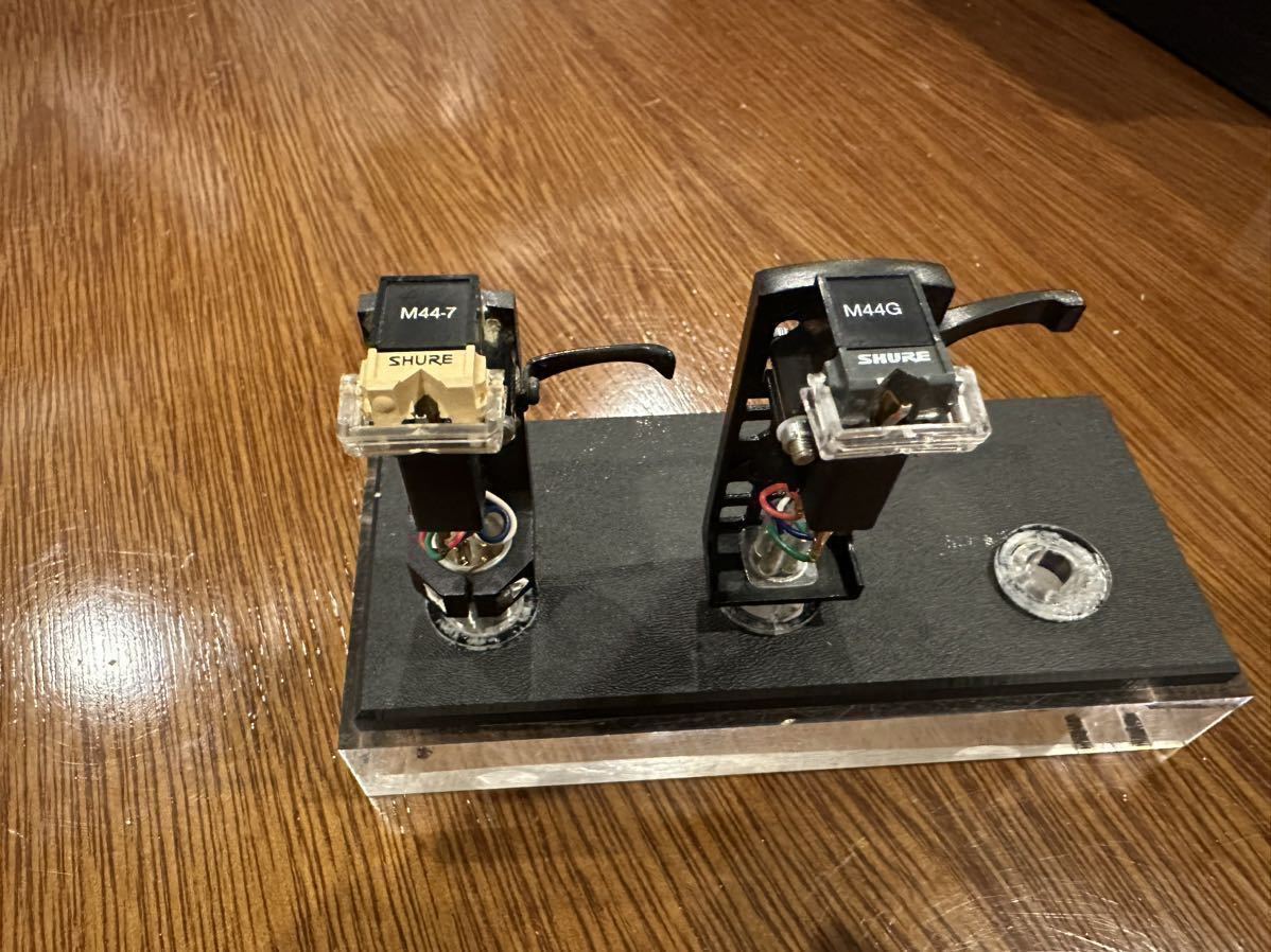 同梱可 2個セット SHURE M44G M44-7 MMカートリッジ オーディオテクニカ ヘッドシェル テクニクス シュア SL-1200mk 付属