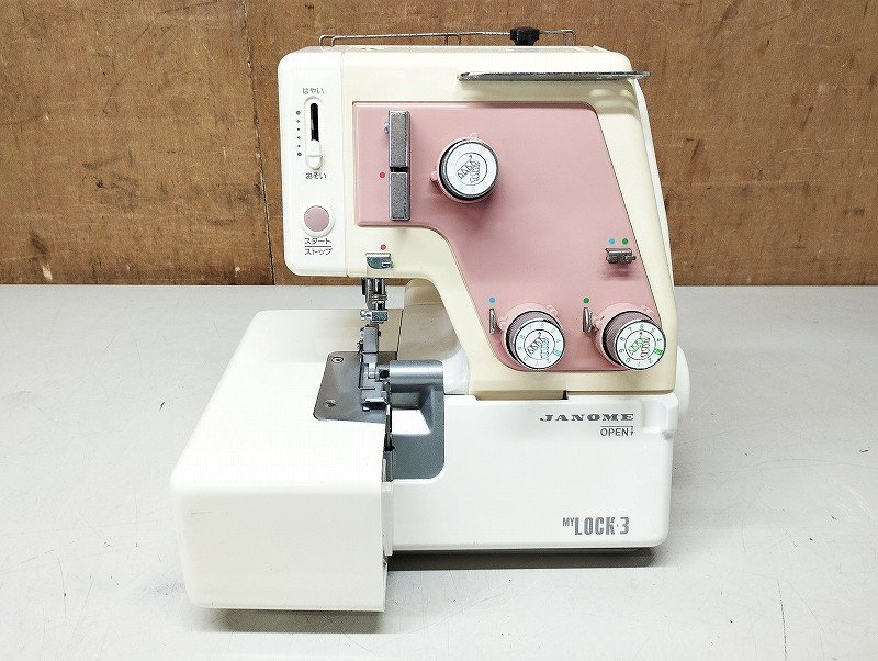 ロックミシン　MYLOCK203S JANOME ジャノメ ロックミシン MY LOCK 3 MODEL203 ジャンク