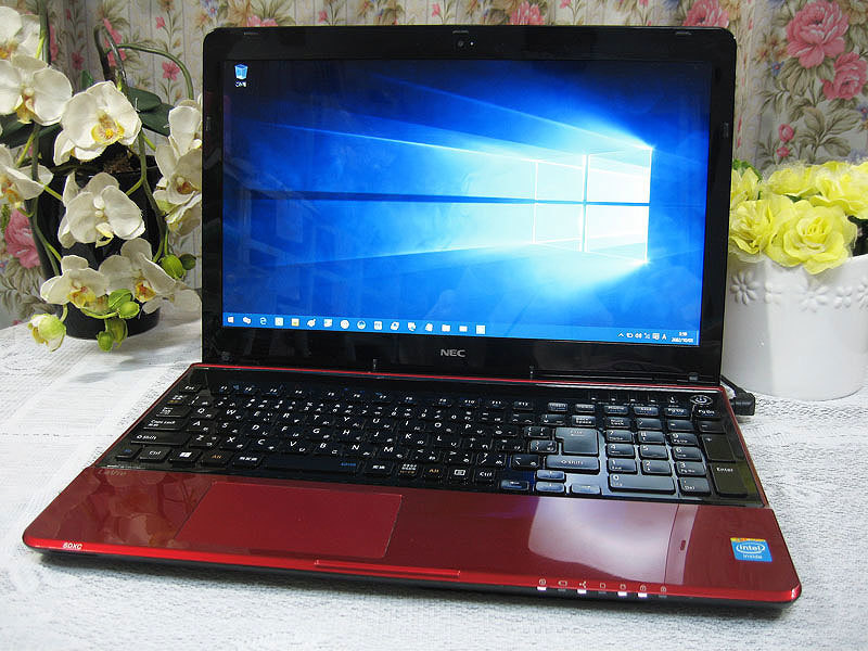 ジャンク品扱 LS150/M 赤 Cel 1000M 1.8GHz 4GB OS無 少々美品！クラック有り