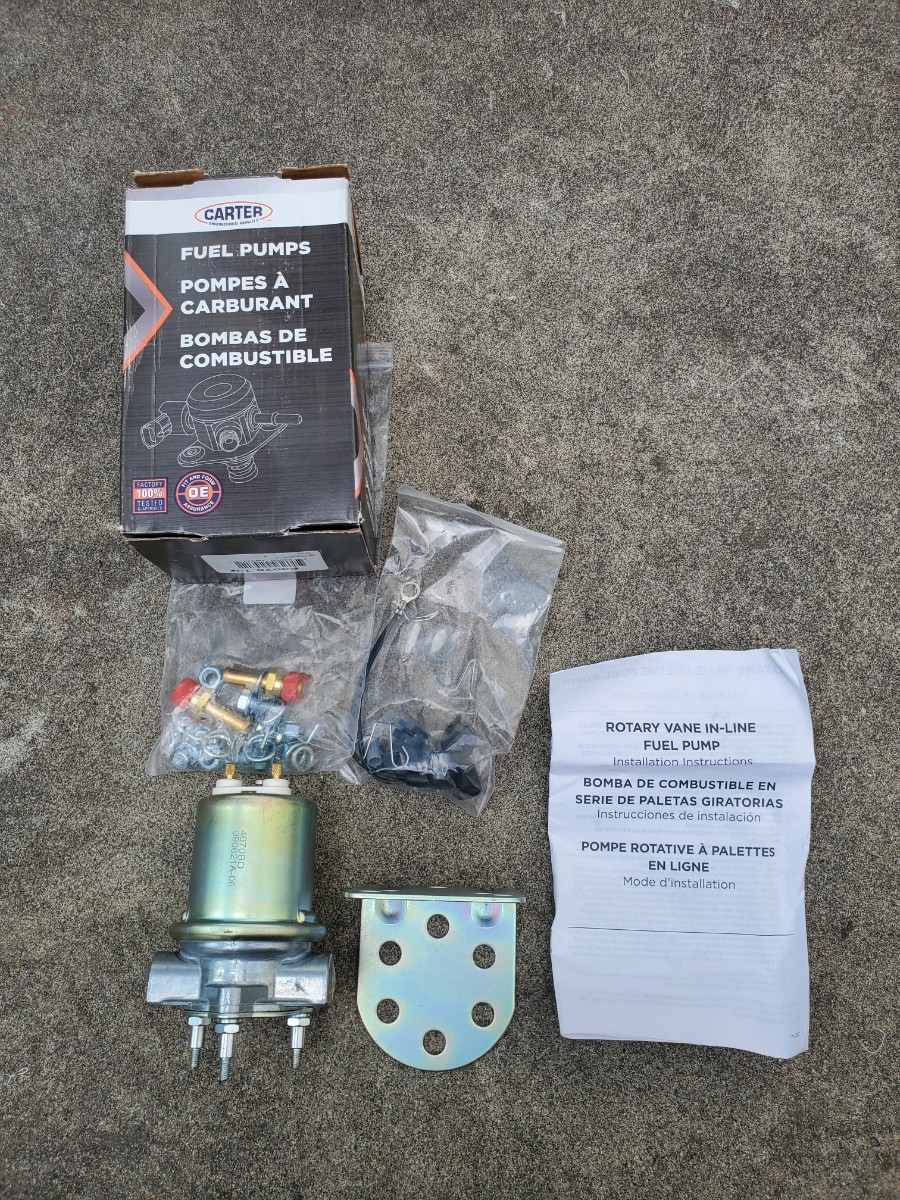 新品 カーター 電磁ポンプ。フューエルポンプ。燃料ポンプ。インパラ デイトン ローライダー キャデラック キャブ ホーリー エーデル