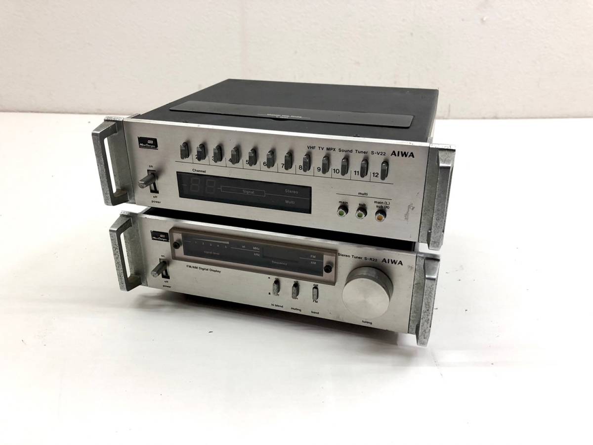 ■□17952-B116 　AIWA アイワ S-V22/S-R22 2個セット チューナー