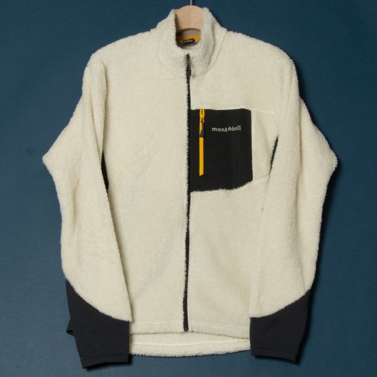 mont-bell モンベル フリース ボア Mサイズ 白/ホワイト CRIMA AIR アウトドア キャンプ 古着 カジュアル 1円スタート メンズ 3j10b032_1