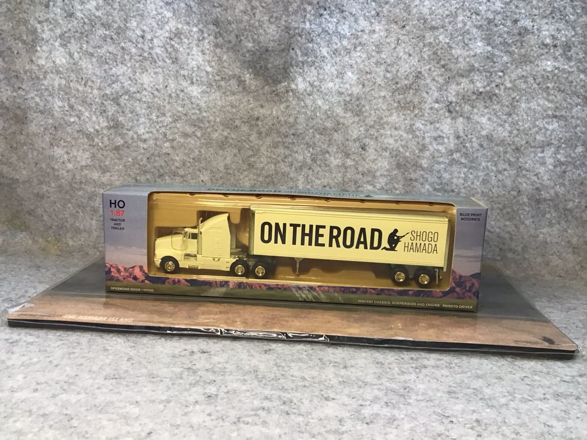 浜田省吾☆ ON THE ROAD ツアートレーラー 1/87 道路柄シート 未開封品