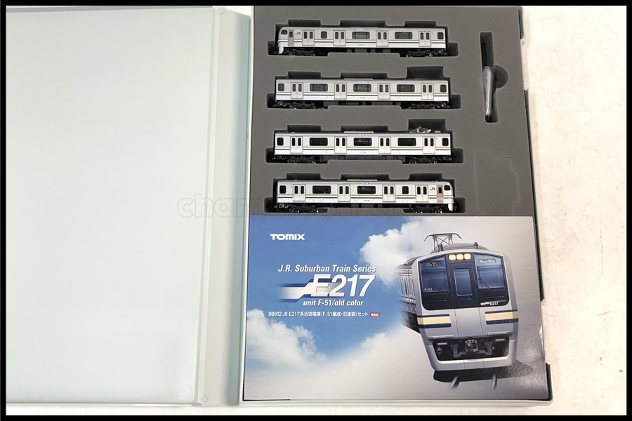 東京)TOMIX 98911/98912 JR E217系近郊電車（F-01編成＋F-51編成・旧塗装）セット 室内灯完備_4