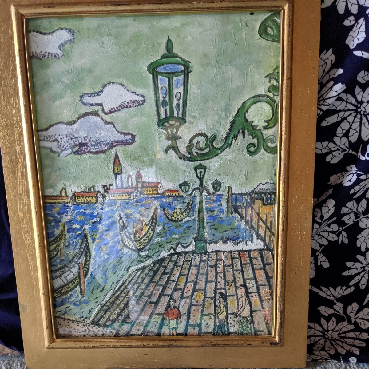 ベニスのゴンドラ風景 | 山下清 山下 清 : 絵画など美術品の販売と買取