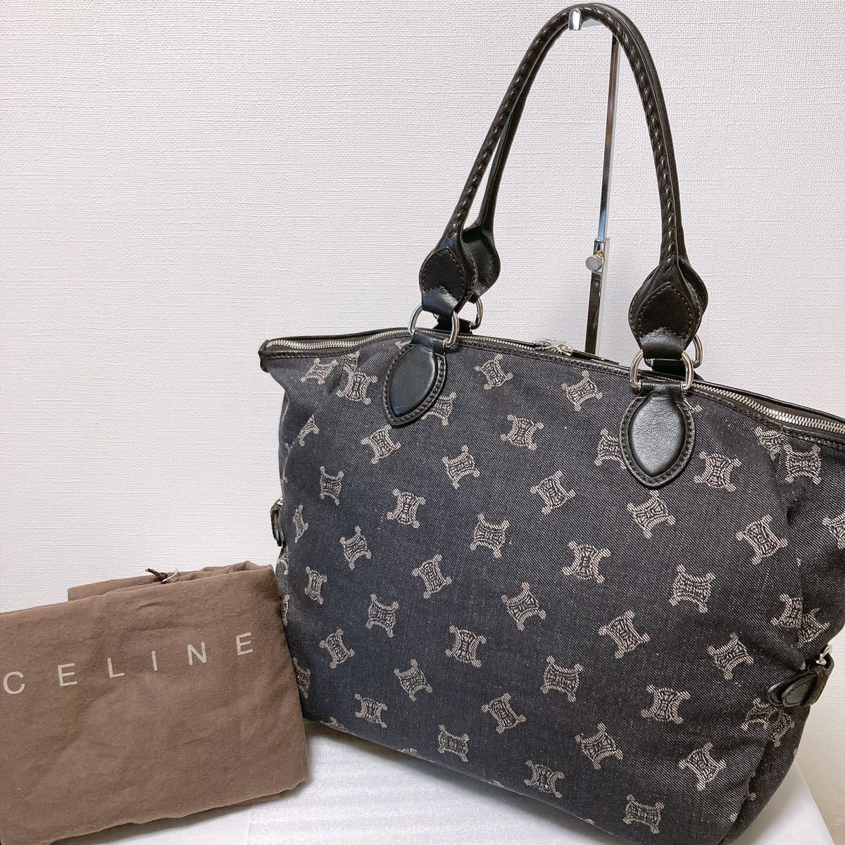 美品 ✨ CELINE デニム トートバッグ パリマカダム インディゴ 未使用品相当 CELINE セリーヌ トートバッグ ハンドバッグ デニム