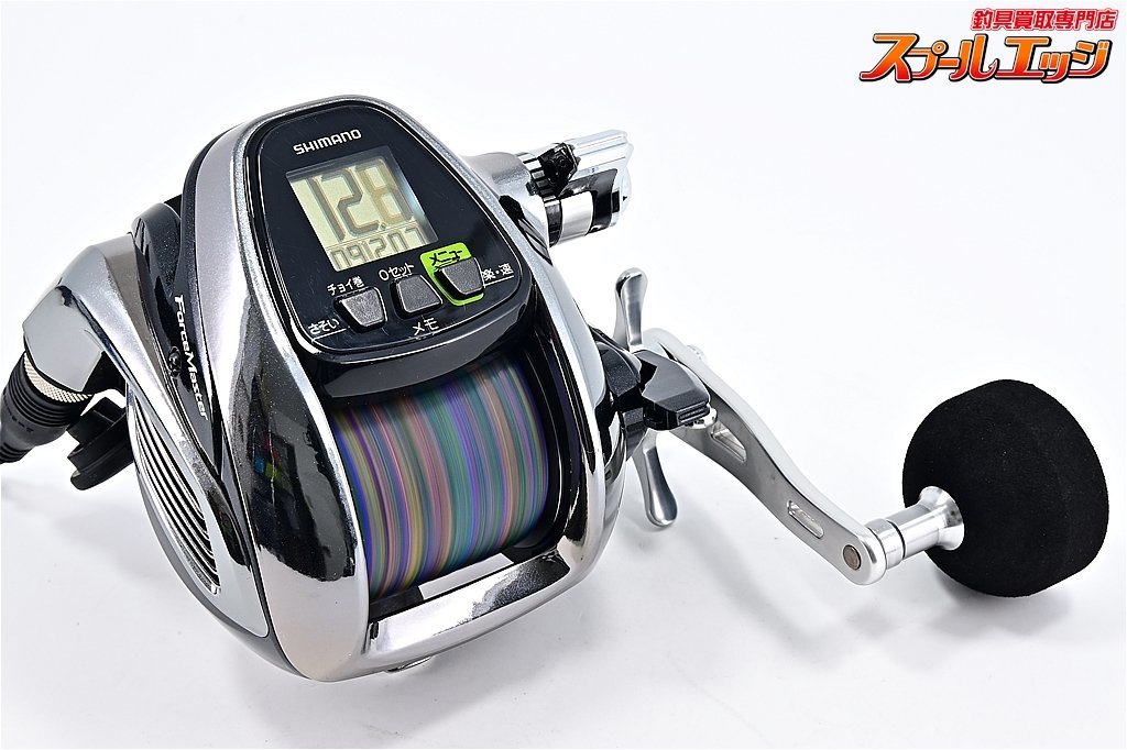 使用距離約8.61km SHIMANO フォースマスター3000MK 【シマノ】 フォースマスター 3000MK 使用距離9.1km 使用22時間