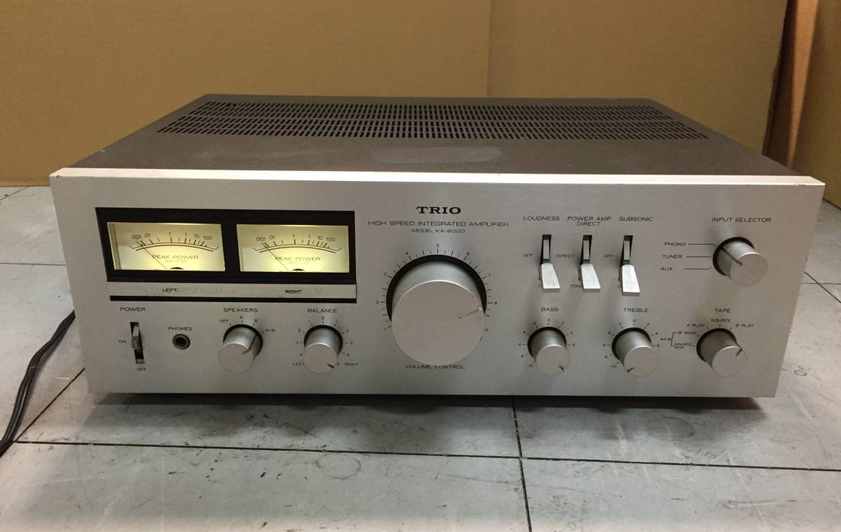 Ja4】 TRIO KA-8700 プリメインアンプ 動作品 わけあり トリオ