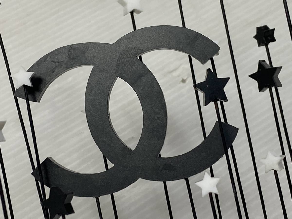 シャネル　ロゴ　置物 ☆シャネル 置物☆オブジェ ディスプレイ シャネルロゴ CHANEL【中古