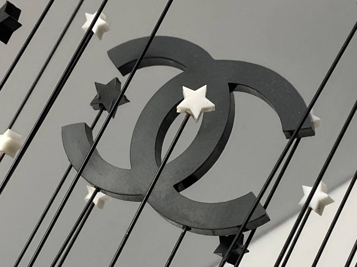 ☆シャネル 置物☆オブジェ ディスプレイ シャネルロゴ CHANEL【中古