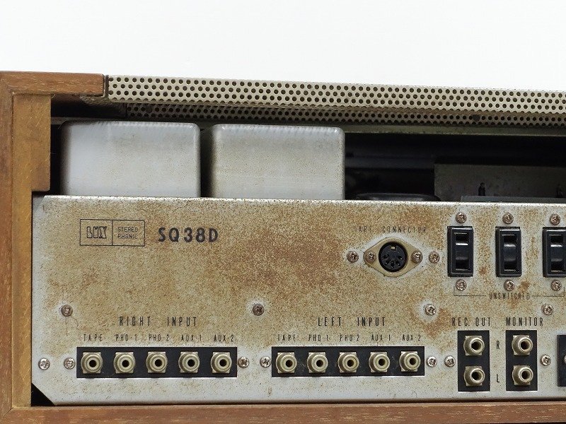 ■□LUXMAN SQ38D 真空管 プリメインアンプ SQ-38D ラックスマン□■015694014J□■ プリメインアンプ ラックスマン 真空管 KMQ8 □LUXMAN SQ38D□