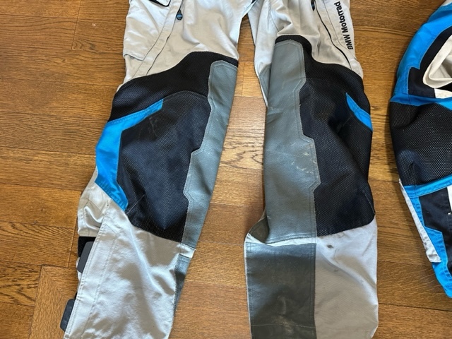 BMW Motorrad純正ラリースーツ ジャケット48。パンツ46セット中古の
