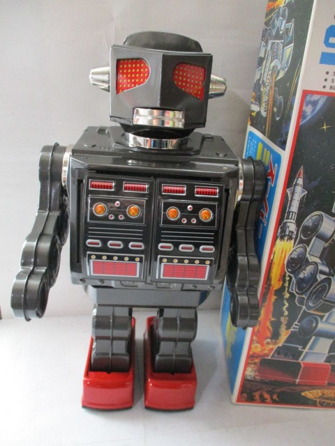 スーパー スペース ジャイアント ロボット 41cm 堀川玩具 ブリキ 箱付