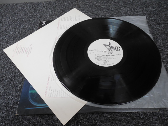 レコード 希少プロモ白ラベル 帯付LP 吉田政美 My tune My turn レコード