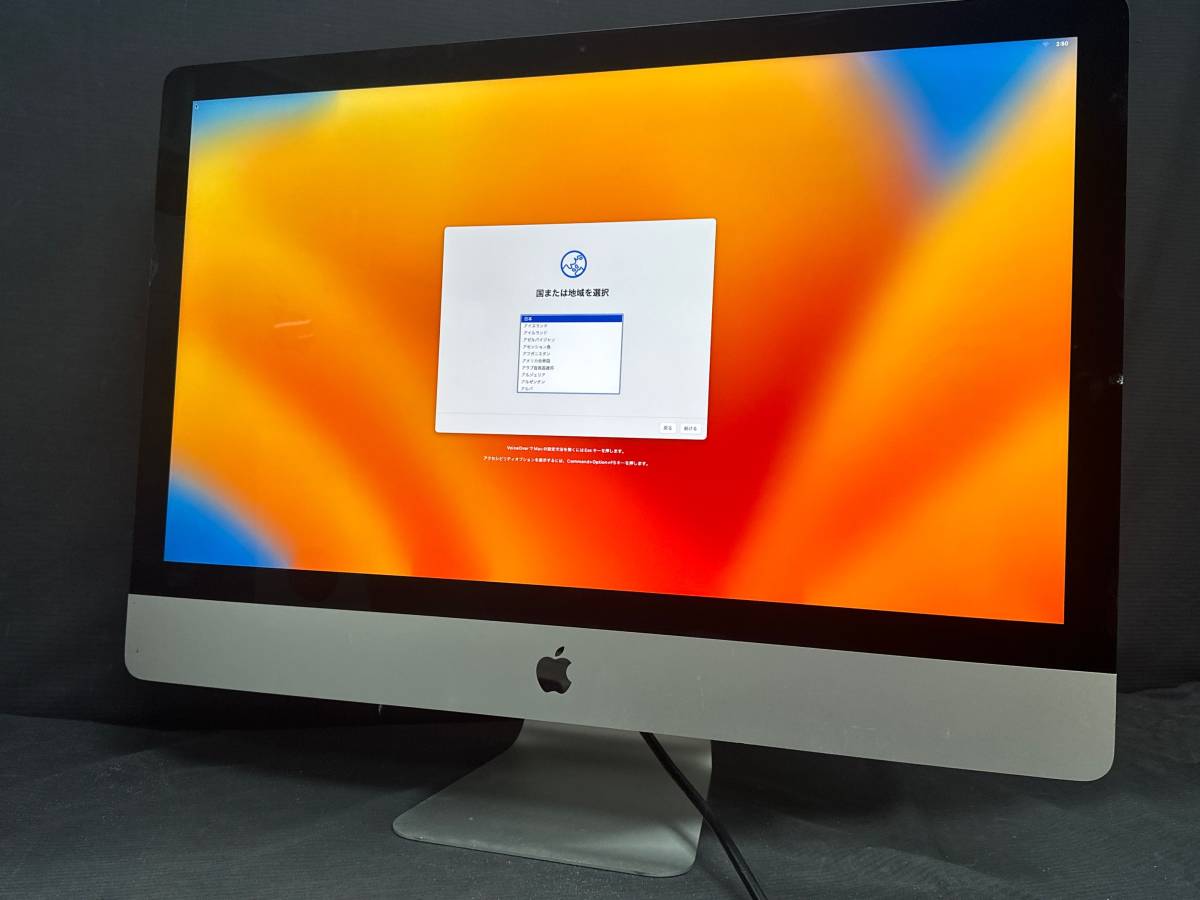 Apple iMac Retina 2019 5K 27インチ A2115[Core i5 8500 3.0GHz/RAM 