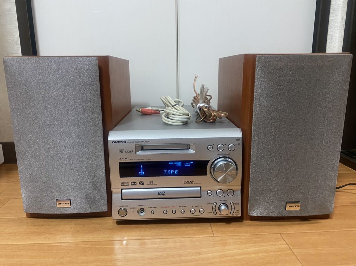 ONKYO/オンキョー システムコンポ DVD/CD/MD FR-7GXDV MDコンポ