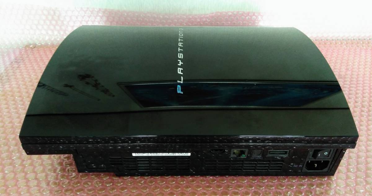 ★PS３【ＦＷ４.９０】CECHA００ ６０GB 初期型 PS２対応 ★ＳＡＣＤ対応★作動品 初期型 ６０GB ☆PS３ＦＷ４.９０CECHA００