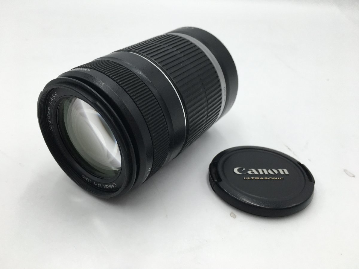 ♪▲【Canon キャノン】EF-S55-250mm F4-5.6 IS 一眼レフカメラレンズ 1025 10