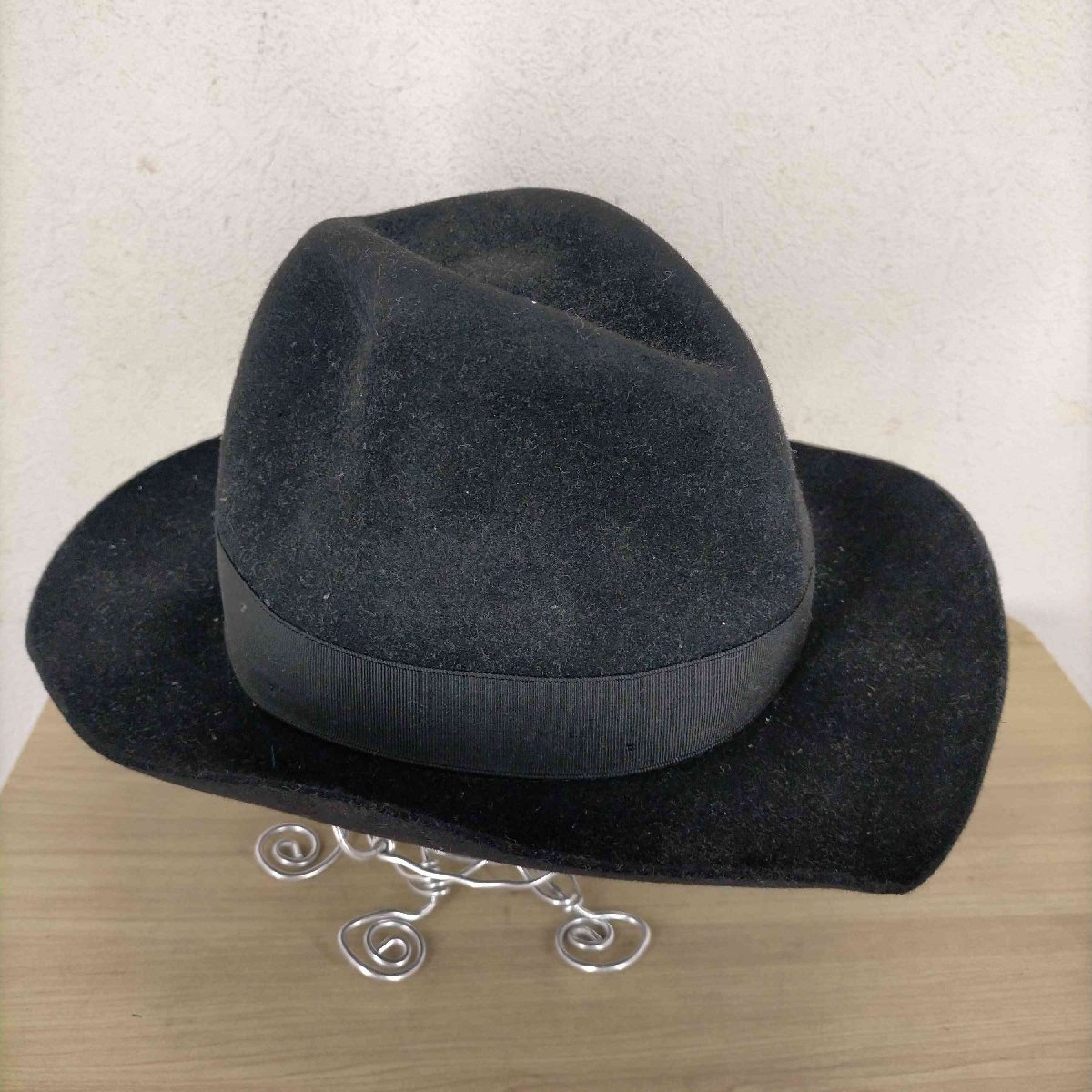 Borsalino ウールフェルトハット オレンジブルー 57 イタリア製 美品