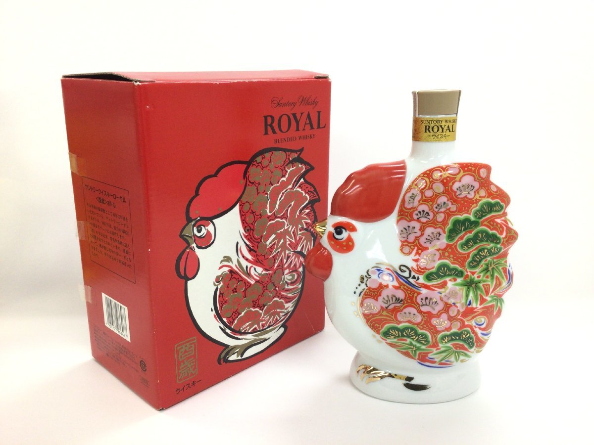 RW65サントリー ローヤル 干支ボトル 酉【重量番号:2】 ローヤル 干支