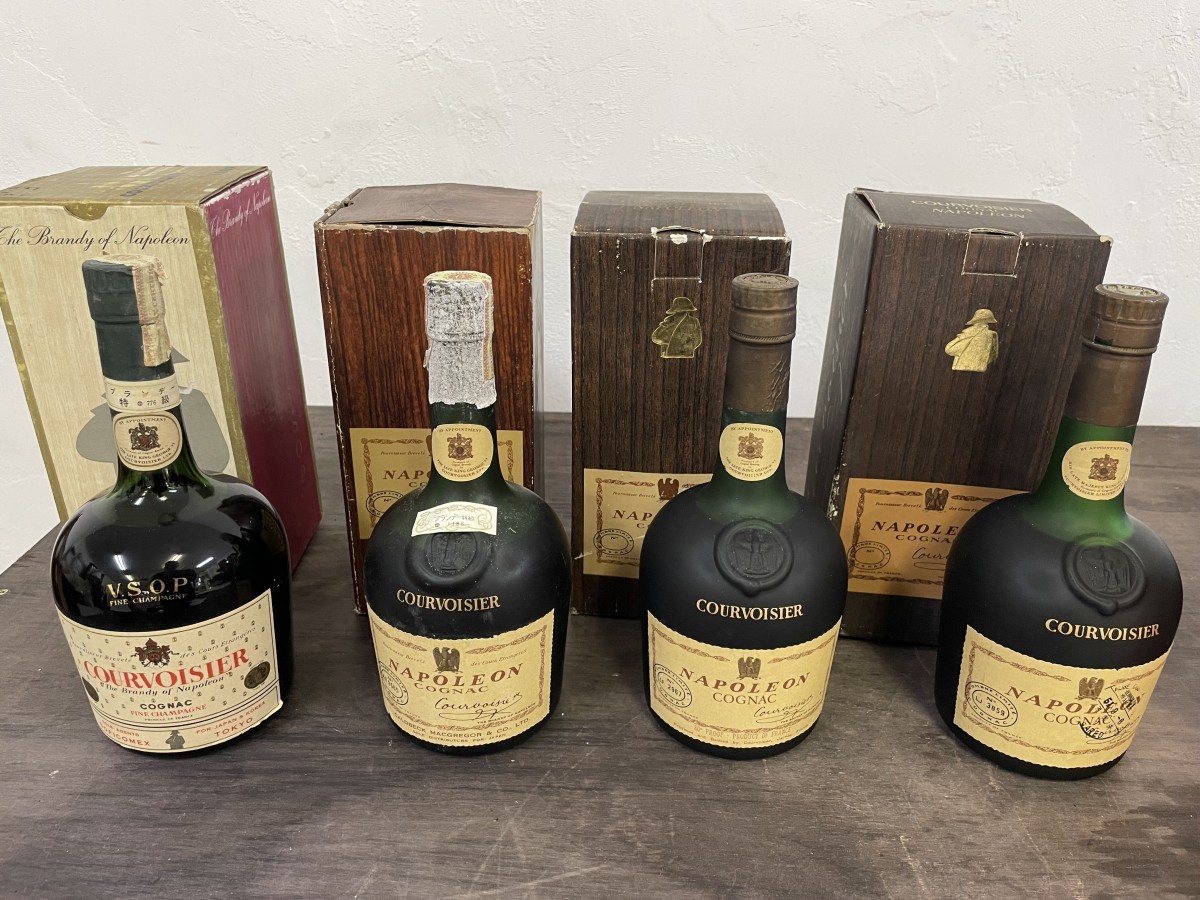 COURVOISIER NAPOLEON COGNAC 2本セット クルボアジェ 【8127