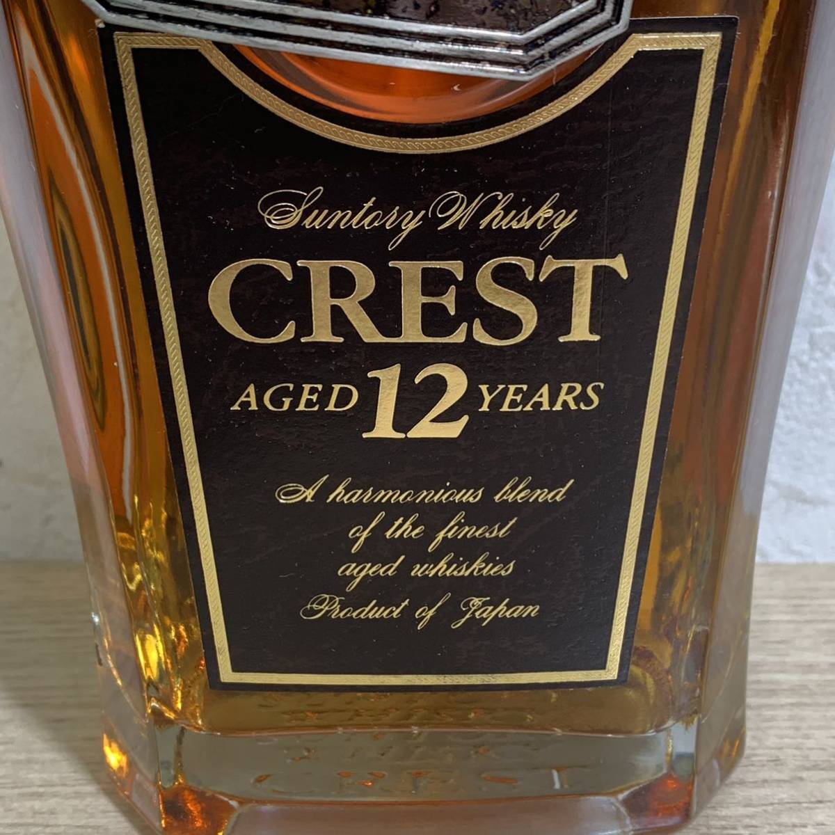 未開栓】 SUNTORY サントリー CREST クレスト AGED 12 YEARS 12年