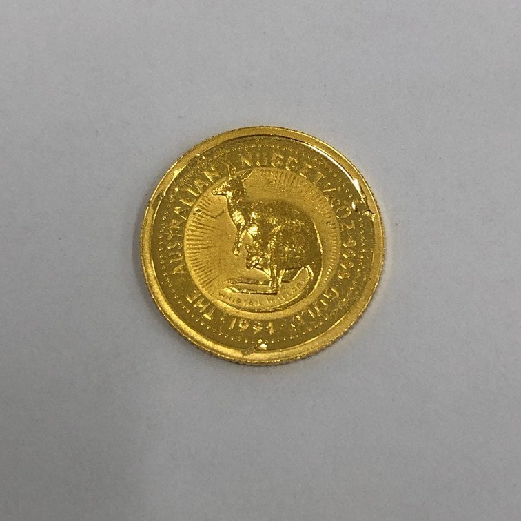 K24 金貨幣 オーストラリア カンガルー金貨 5ドル 重量1.6g【BJAX6023