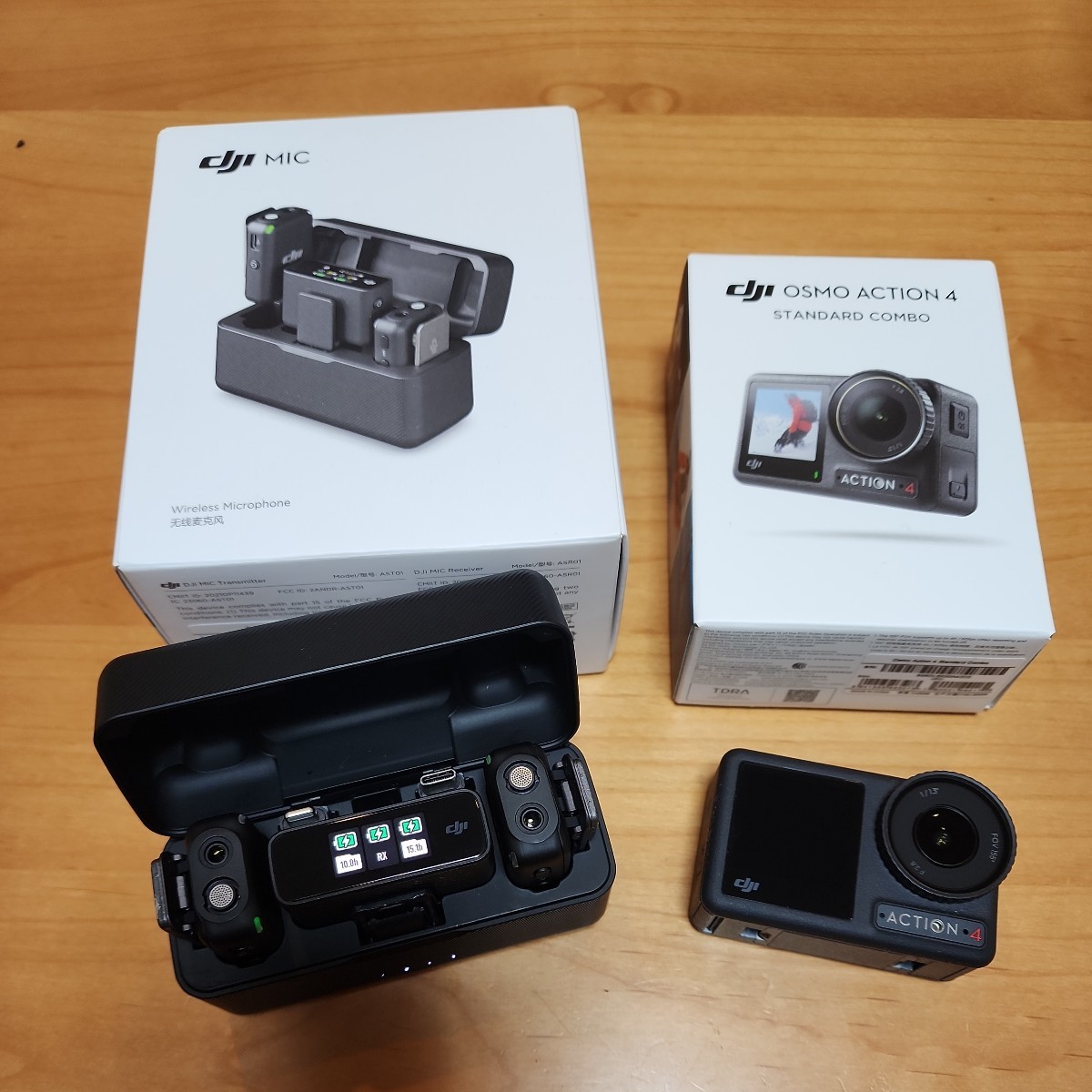 DJI MIC マイク＋DJI Osmo Action 4 Standard コンボ【送料無料 