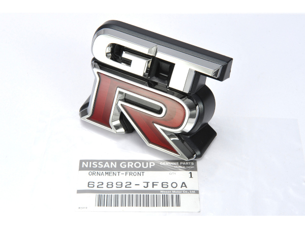 日産純正 GT-R R35 フロントバンパー エンブレム オーナメントフロント