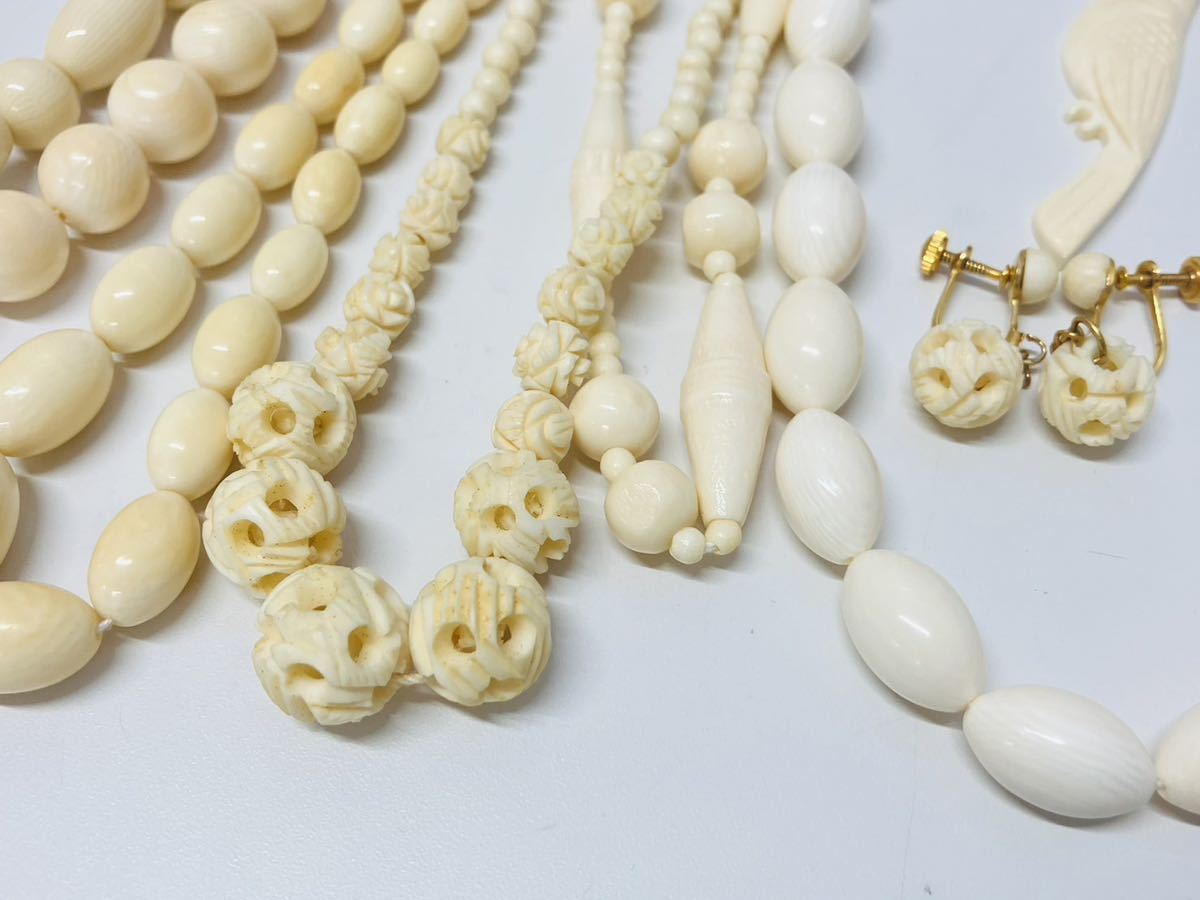 ネックレス 象牙風239(その他)｜売買されたオークション情報、yahooの 