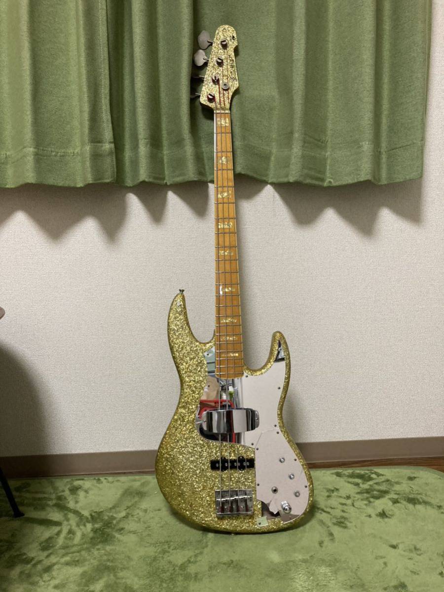 【ジャンク】EDWARDS シャ乱Ｑモデル　ベースBASS 
