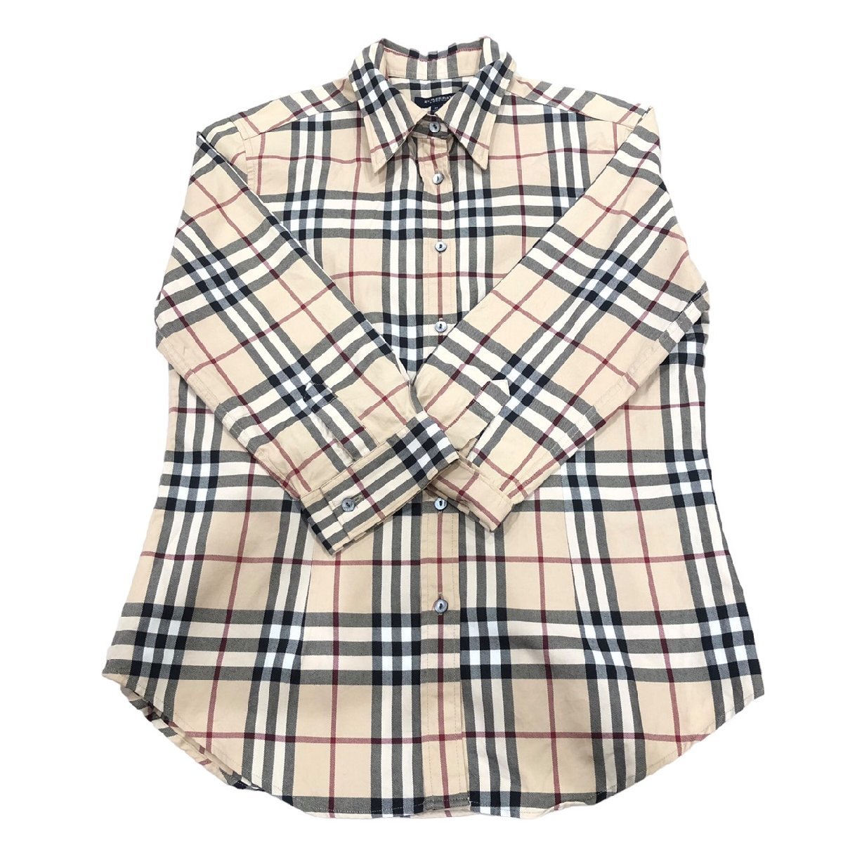 BURBERRY バーバリー ロンドン ノバチェック ブラウス シャツ 長袖 Mサイズ