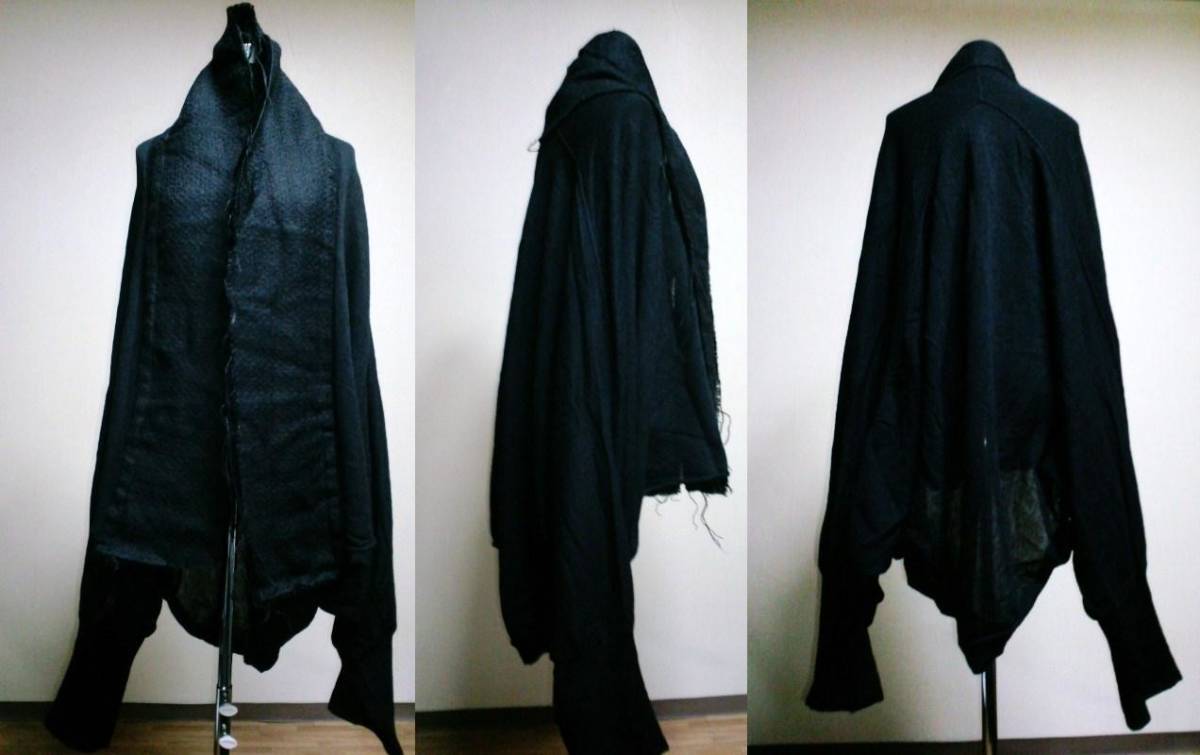 ワイズ Y's ヨウジヤマモト カーディガン ニット 変形 ウール オーバー