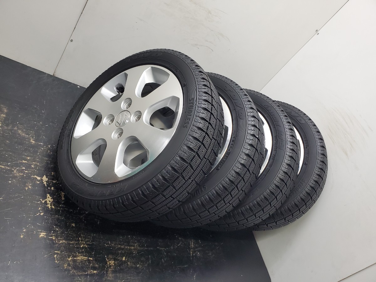 【準未使用品】スズキ純正ホイール付スタッドレスタイヤ165/55R14 直接可能 165⁄55R14 スタッドレス 冬タイヤ スズキ純正アルミホイール付き 希少