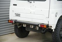 国内生産品 粉体塗装 ジムニー JA12 JA22 用 バンパー 前後セット マットブラック 艶消し黒 フロント リア 小型テールランプ 専用 高耐久 ジムニー JA22 JA12 ja22 -ジムニー 鹿狩り