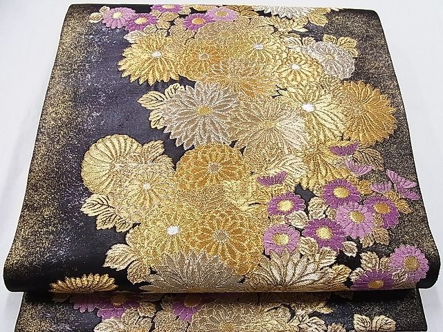 じゅらく謹製 帝王紫 京の名門 六通柄袋帯 平和屋-こころ店□