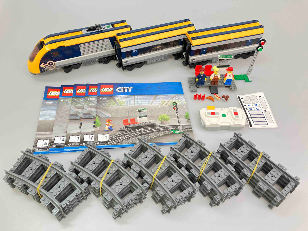 通電確認済み】LEGO 60197 ハイスピード・トレイン レゴシティ 街 