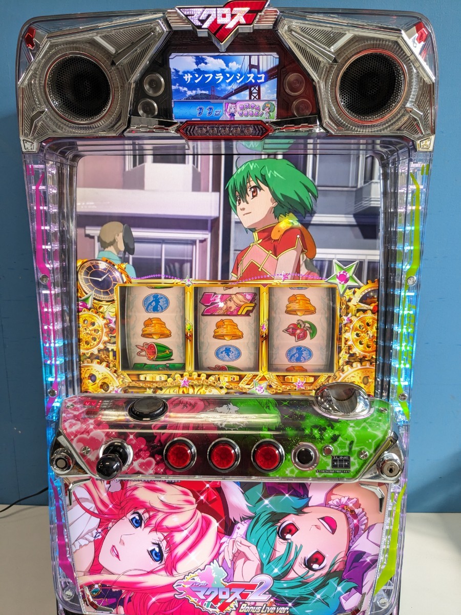 パチスロ実機　マクロスフロンティア2 bonus LIVE version マクロスフロンティア2 パチスロ Bonus Live ver.」の機種詳細 LIVE