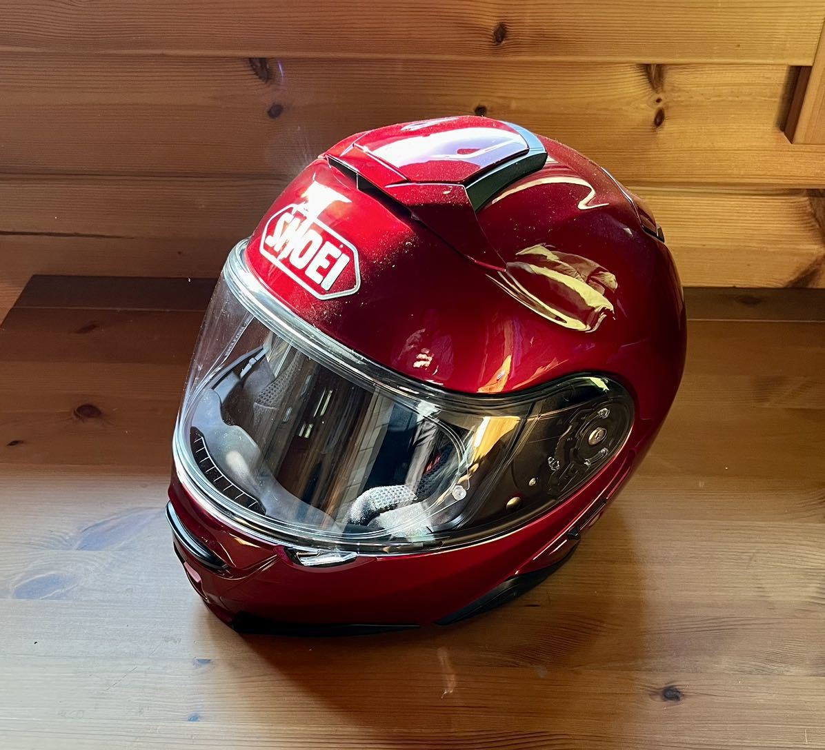 SHOEI マルチテック フルフェイスヘルメット レッド 自動車