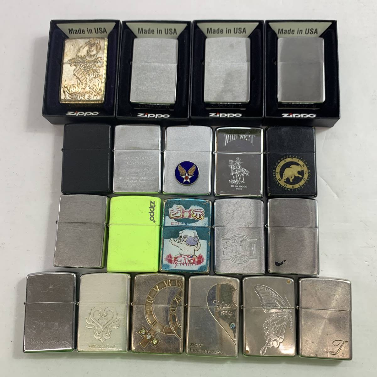 100%新品，最新作 20119 1円スタート ZIPPO ジッポ 20個セット デザイン 大量まとめ セット売り プレーン バタフライ その他 品(Zippo)｜売買されたオークション情報、yahooの商品情報をアーカイブ公開 - オークファ Zippo