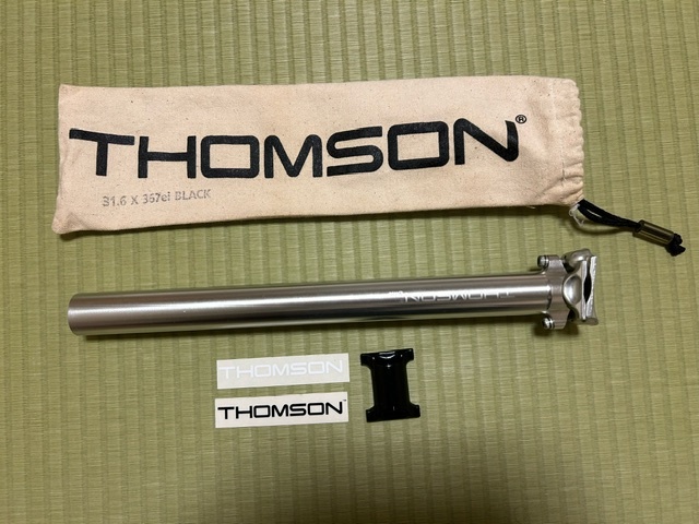 中古！ THOMSON トムソン エリート シートポスト Φ31.6 シルバー