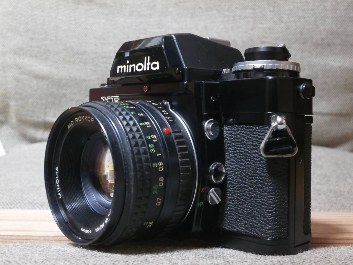 minolta XE MD ROKKOR 50mm 1:1.7 レンズ付き 動作確認済み Minolta
