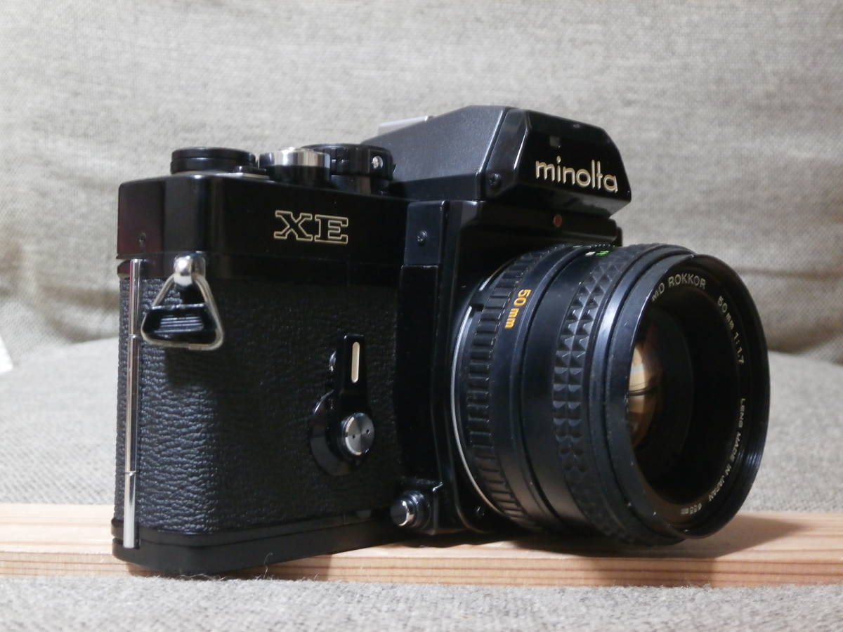 minolta XE MD ROKKOR 50mm 1:1.7 レンズ付き 動作確認済み Minolta