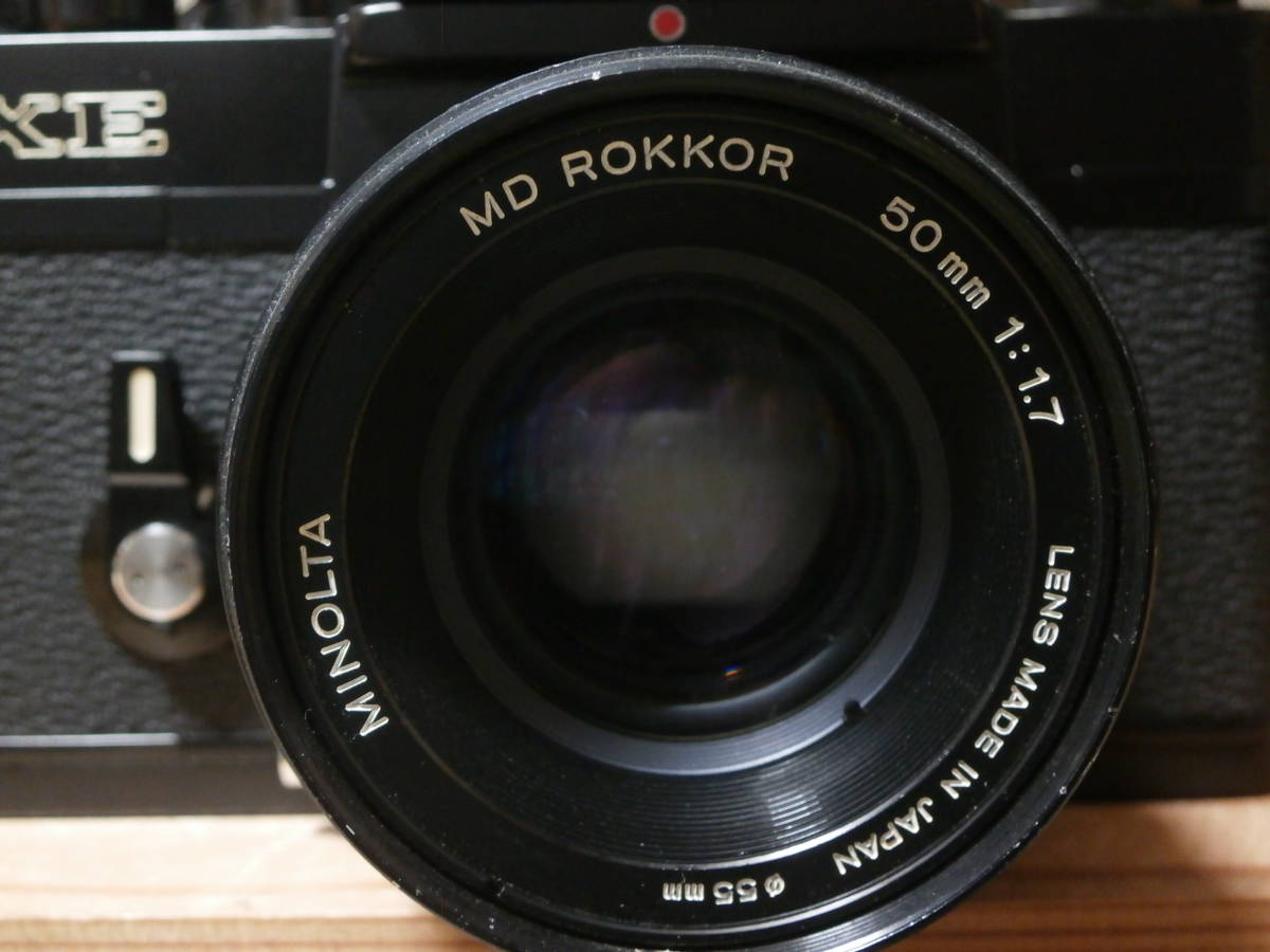 minolta XE MD ROKKOR 50mm 1:1.7 レンズ付き 動作確認済み Minolta