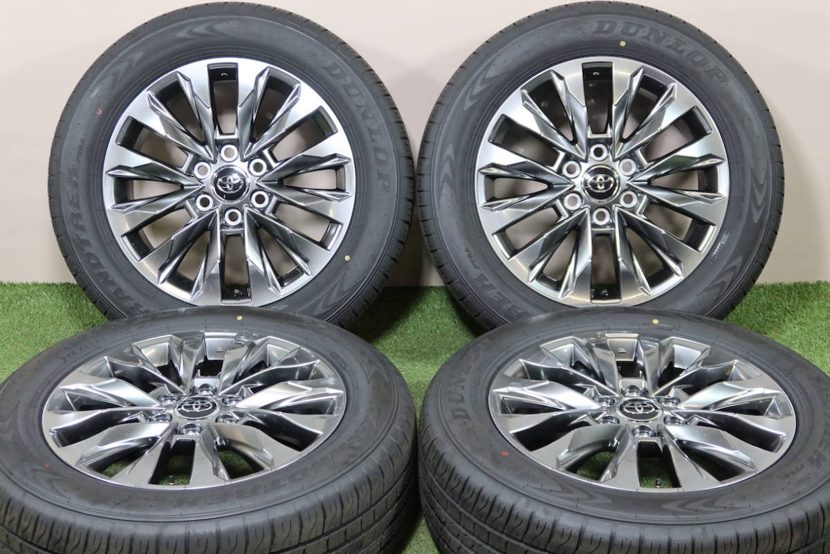 ＜新車外し＞トヨタ ランドクルーザー 300 ZX 純正 20in 8J +60 PCD139.7 グラントレック PT5A 265/55R20 即納 LX600 などに ZX ランドクルーザー トヨタ グリル&amp;バンパー 新車取り外しランクル300 純正新車外し