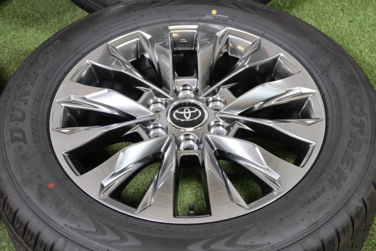 ＜新車外し＞トヨタ ランドクルーザー 300 ZX 純正 20in 8J +60 PCD139.7 グラントレック PT5A 265/55R20 即納 LX600 などに ZX ランドクルーザー トヨタ グリル&amp;バンパー 新車取り外しランクル300 純正新車外し