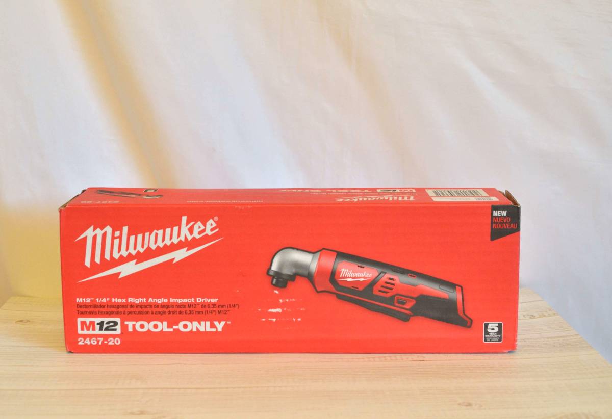 ミルウォーキーツール 12V アングルインパクトドライバー