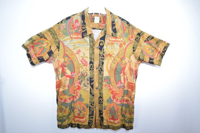 SUNSURF サンサーフ スペシャルエディション SS32289 曼荼羅 アロハシャツ(中古) 東洋エンタープライズ サイズ M