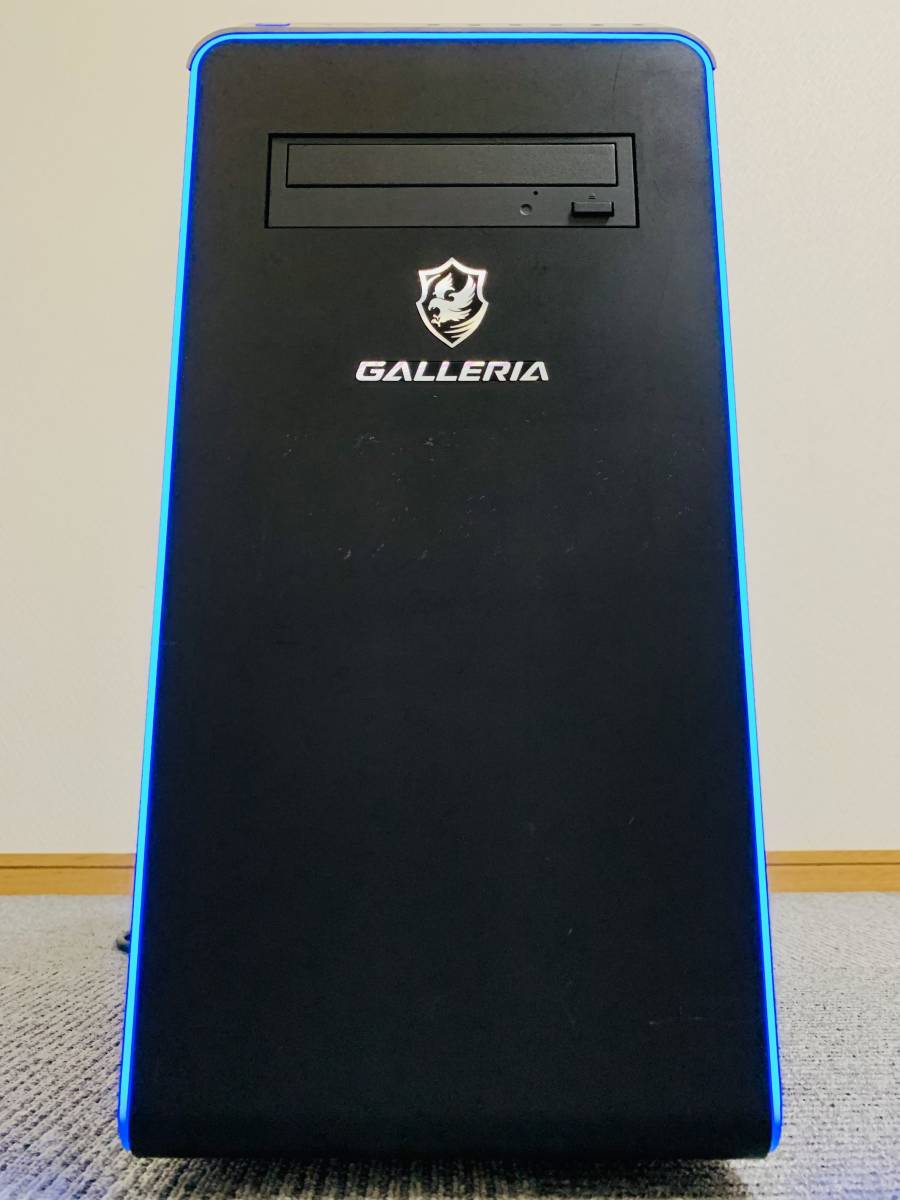 GALLERIA■PCケース■CPUクーラー DVDドライブ SATAケーブル付き■ジャンク扱い GALLERIA PCパーツ THIRDWAVE 0 Ryzen 部品取り
